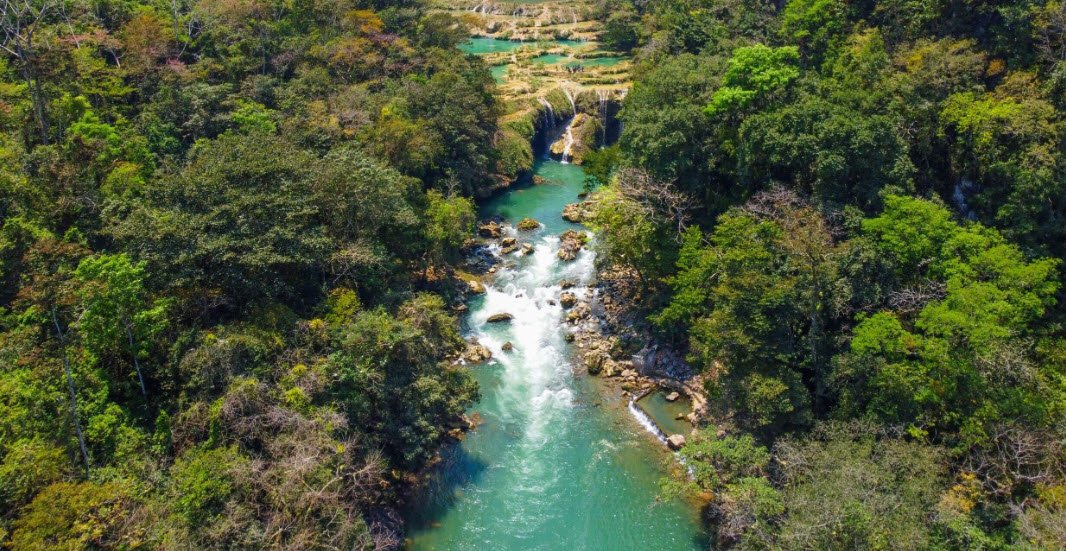 Rio Cahabon, Alta Verapaz Department, Guatemala